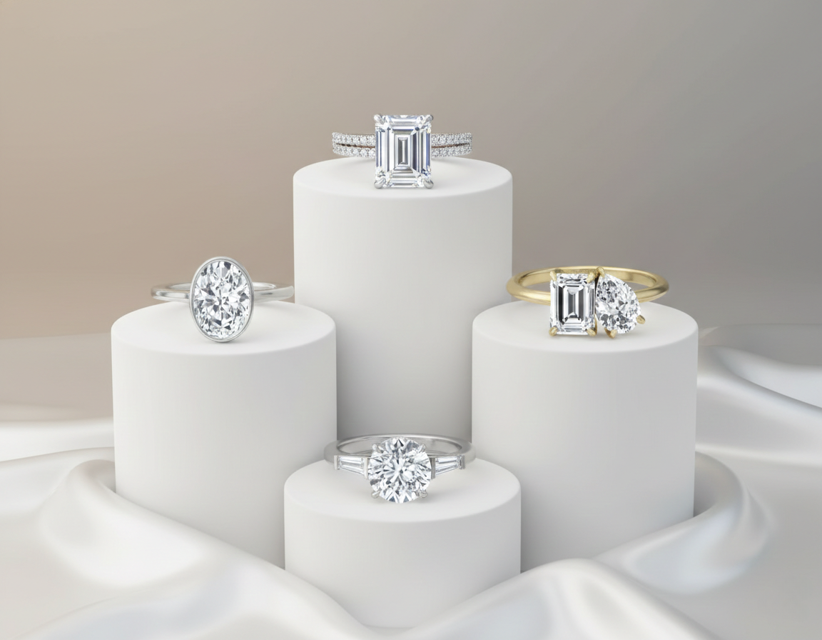 Engagement rings by The Diamond Gal, bespoke and classic designs