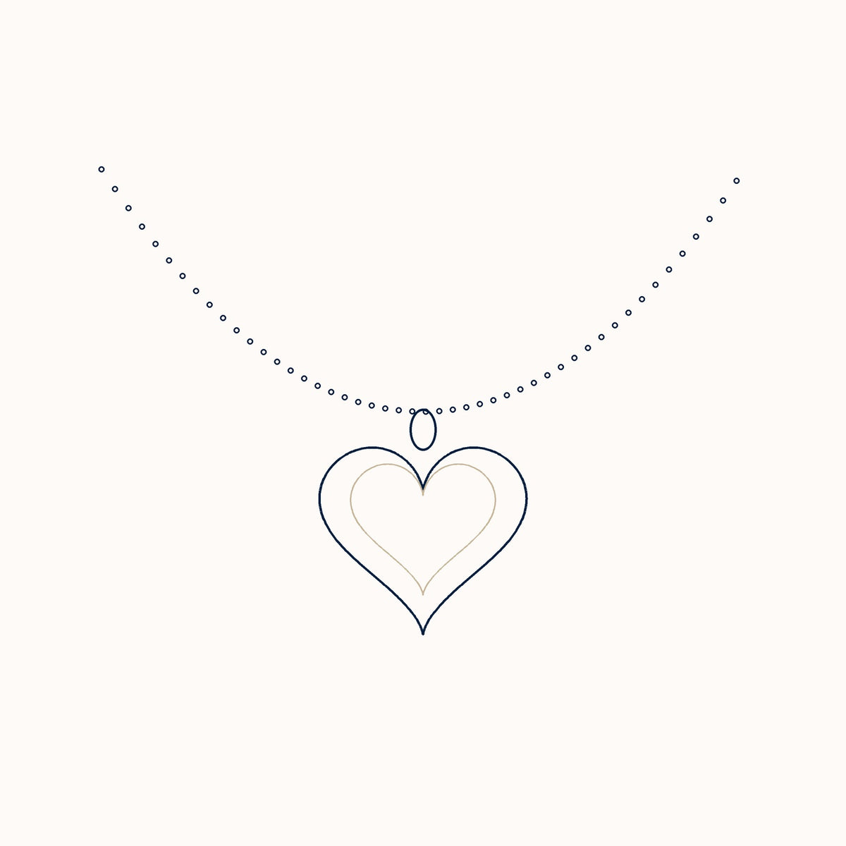 3 Carat Heart Shape Lab Grown Diamond Pendant Necklace in 14K White Gold